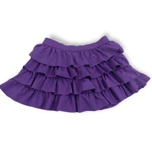 ORageous Girls Small Purple Ruffled Swim Skirt New with tags